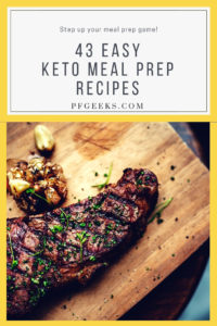 43 Easy Keto Meal Prep Recipes pinterest image