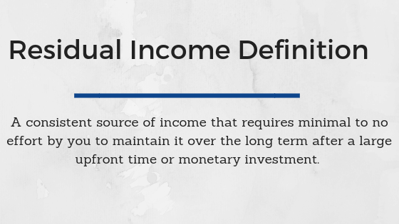 Residual Income Definition