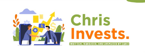Chris Invests website image and tagline