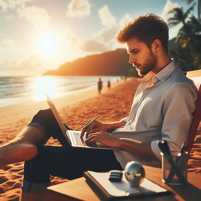 professional working remotely